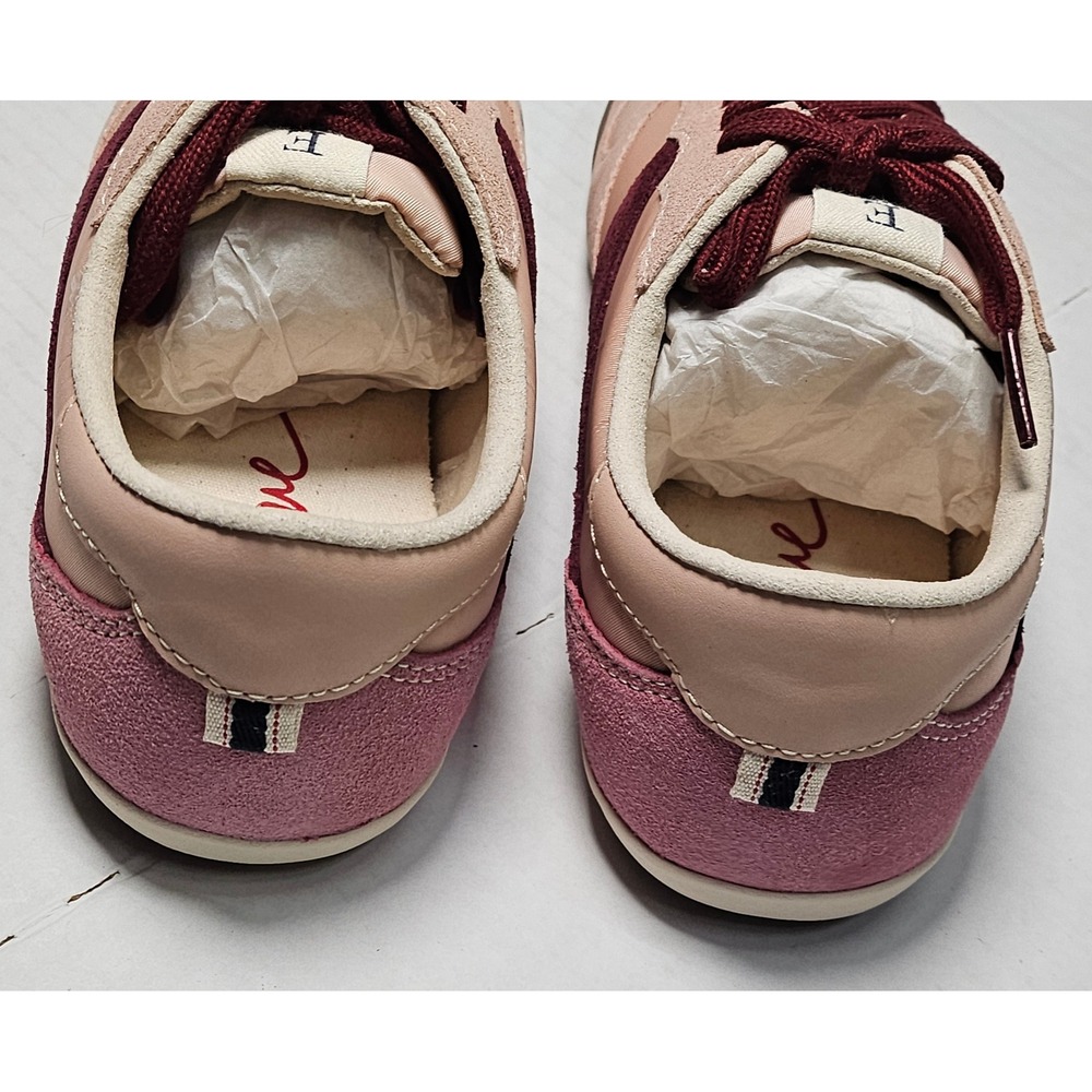 ED Ellen DeGeneres Ellert Peony Pink Suede Low Top Sneakers Size 6.5 - Picture 5 of 14